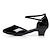 abordables Zapatos de salón y de baile moderno-Mujer Zapatos de Baile Moderno Tacones Alto Talón grueso Negro Plata Dorado