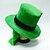 billiga Julpynt-st patrick&#039;s day pride mäns kostym grön stor irländsk skägghatt