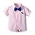 cheap Tees &amp; Shirts-Boys T shirt Short Sleeve T shirt Shirt Solid Color Streetwear Basic Cotton Polyester School Kids Toddler Tie Knot 3D Printed Graphic Shirt