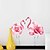 billige Dekorative veggklistremerker-veggklistremerker interessant flamingo gjør-det-selv avtagbar vinyl blomster vinranke veggmaleri dekal kunst klistremerker for stue veggdekorasjon 48x58cm