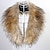 billige Pelssjaler-ærmeløse kraver imiteret pels efterårs bryllupsfest aften / afslappet pelsindpakning / pelstilbehør / imiteret læder med glat / pels