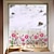 cheap Decorative Wall Stickers-Fashionable Pink Flowers Window Film &amp;amp; Stickers Decoration Matte / Floral Floral / Flower / Floral PVC(PolyVinyl Chloride) Window Sticker / Matte / Door Sticker 58*60cm