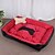 billiga Hundsängar och täcken-multi färg bomull söta lådform husdjur säng för hundar katter 70 * 52 * 15 cm / 28 * 20 * 6 tum