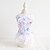 cheap Dog Clothes-Dog Dress Lace Bowknot Flower Casual / Sporty Cute Wedding Casual / Daily Dog Clothes Puppy Clothes Dog Outfits Warm Purple Yellow Costume for Girl and Boy Dog Cotton XS S M L XL