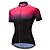 cheap Women&#039;s Jerseys-21Grams Women&#039;s Cycling Jersey Short Sleeve Bike Jersey Top with 3 Rear Pockets Mountain Bike MTB Road Bike Cycling UV Resistant Cycling Breathable Quick Dry Pink Blue Orange Gradient Sports Clothing