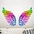 cheap Decorative Wall Stickers-Colorful Wings Decorative Wall Stickers - Plane Wall Stickers Landscape / Shapes Living Room / Indoor 38*58cm