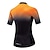 cheap Women&#039;s Jerseys-21Grams Women&#039;s Cycling Jersey Short Sleeve Bike Jersey Top with 3 Rear Pockets Mountain Bike MTB Road Bike Cycling UV Resistant Cycling Breathable Quick Dry Pink Blue Orange Gradient Sports Clothing