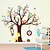 cheap Decorative Wall Stickers-Giraffe Owl Monkey Tree Forest Animals Wall Stickers For Kids Room Children Bedroom Wall Decals Nursery Decor Poster Mural 108X109cm Wall Stickers for bedroom living room