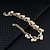 cheap Jewelry Sets-Chain Bracelet Two-piece Suit Alloy 1 Necklace 1 Bracelet Earrings Women&#039;s Stylish Simple Basic Classic Jewelry Set For Party Wedding Engagement / Hoop Earrings / Bridal Jewelry Sets