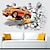 cheap 3D Wall Stickers-3D Soccer Sports Boys Bedroom Art Vinyl Wall Sticker Personalized Car For Kids Rooms Nursery Decor 70X50cm Wall Stickers for bedroom living room