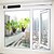 cheap Decorative Wall Stickers-Grapevine Pattern Matte Window Film Static Cling Vinyl Thermal-Insulation Privacy Protection Home Decor For Window Cabinet Door Wardrobe / Window Sticker 60*58cm