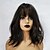 cheap Black &amp; African Wigs-Brown Wigs for Women Synthetic Wig Matte Natural Straight with Bangs Wig Medium Length Brown Synthetic Hair 16 Inch