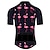 cheap Cycling Jerseys-Men&#039;s Short Sleeve Graphic Patterned Flamingo Jersey Shirt Black Red UV Resistant Cycling Breathable Sports Clothing Apparel / Stretchy / Quick Dry