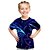 cheap Tees &amp; Blouses-Kids Girls&#039; T shirt Tee Short Sleeve Purple 3D Print Active Streetwear