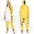 cheap Kigurumi Pajamas-Adults&#039; Kigurumi Tiger Animal Patchwork Onesie Pajamas Coral fleece Cosplay For Men and Women Christmas Animal Sleepwear Cartoon Festival / Holiday Costumes / Leotard / Onesie / Leotard / Onesie