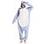 cheap Kigurumi Pajamas-Adults&#039; Kigurumi Pajamas Shark Onesie Pajamas Flannelette Light Blue Cosplay For Men and Women Animal Sleepwear Cartoon Festival / Holiday Costumes