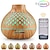 cheap Humidifiers &amp; Dehumidifiers-Aroma diffuser 400ml humidifier Ultrasonic fragrance lamp Atomization Electric diffuser with 7 colors LED Essential oils Humidifier for home yoga office SPA bedroom