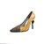 cheap Women&#039;s Heels-Women&#039;s Heels Office &amp; Career Party &amp; Evening Color Block Snake Rhinestone Stiletto Heel Pointed Toe Denim PU Loafer Yellow Blue
