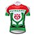 cheap Cycling Jerseys-21Grams® Men&#039;s Cycling Jersey Short Sleeve Mountain Bike MTB Road Bike Cycling Graphic Hungary National Flag Jersey Shirt Red White UV Resistant Breathable Quick Dry Sports Clothing Apparel
