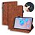 cheap Samsung Tablets Case-Case For Samsung Galaxy Tab A2 10.5(2018)/Tab A 10.1(2019)T510/ Tab A 8.0(2019)T290/295 P610 T387 P200  Wallet / Card Holder / Embossed Full Body Cases Solid Colored / Flower PU Leather For Galaxy T58