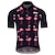 cheap Cycling Jerseys-Men&#039;s Short Sleeve Graphic Patterned Flamingo Jersey Shirt Black Red UV Resistant Cycling Breathable Sports Clothing Apparel / Stretchy / Quick Dry