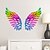 cheap Decorative Wall Stickers-Colorful Wings Decorative Wall Stickers - Plane Wall Stickers Landscape / Shapes Living Room / Indoor 38*58cm