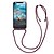 cheap iPhone Cases-Case For Apple iPhone 11 / iPhone 11 Pro Max Lanyard Lanyard Transparent Back Cover Solid Colored TPU for iPhone 11 Pro XS Max XR XS 7 Plus 8 Plus  7