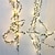 tanie Taśmy świetlne LED-girlanda łańcuchy świetlne dekoracje ślubne na świeżym powietrzu zielone liście wróżki światła led drut miedziany sztuczne rośliny światła na wesele boże narodzenie dekoracja na przyjęcie domowe (bez
