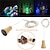 abordables Guirlandes Lumineuses LED-guirlande solaire extérieure jardin lumineux bouchon de bouteille solaire guirlande de liège lumières de vin cuivre 2m 20leds guirlande lumineuse 10pcs lampes de fée décoration de fête de banquet