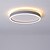 voordelige Inbouw- &amp; semi-inbouwmontage-40 cm geometrische vormen inbouwlampen metaal moderne stijl geschilderde afwerkingen led modern 220-240v