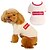 abordables Vêtements pour chiens-Chien Chat Tee-shirt Pull Sweatshirt Slogan Ordinaire Décontracté / Sport Sports Vacances Vêtements pour Chien Vêtements pour chiots Tenues De Chien Chaud Violet Beige Bleu de minuit Costume pour