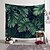 Недорогие пейзаж гобелен-Тропическое растение, большой гобелен, настенный полиэстер, тонкий богемный кактус, банановый лист, принт, гобелен, пляжное полотенце, подушка