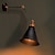 economico Luci da parete-americano creativo antico e27 / 26 retrattile pieghevole lampada da parete camera da letto comodino studio soggiorno lampada