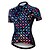 cheap Women&#039;s Cycling Clothing-21Grams Women&#039;s Cycling Jersey Short Sleeve Bike Jersey Top with 3 Rear Pockets Mountain Bike MTB Road Bike Cycling UV Resistant Breathable Quick Dry Red Blue Graphic Patterned Spandex Polyester