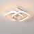 Недорогие Потолочные светильники-Потолочный светильник 24 см, светодиодные светильники для скрытого монтажа, металл, современный стиль, окрашенная отделка, 110–120 В, 220–240 В.