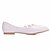 cheap Wedding Shoes-Women&#039;s Wedding Shoes Flat Heel Pointed Toe Minimalism Sweet Wedding Party &amp; Evening Lace PU Stitching Lace Solid Colored White