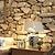 preiswerte Ziegel- und Steintapete-3D Fels Stein Wandbild Tapete Wandverkleidung Klebstoff erforderlich PVC Wohnkultur 1000*53 cm
