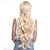 cheap Synthetic Trendy Wigs-Cosplay Costume Wig Synthetic Wig Curly Body Wave Asymmetrical Wig Long Light Blonde Synthetic Hair 34 inch Women‘s Best Quality Blonde