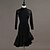 cheap Latin Dancewear-Latin Dance Skirts Ruching Women&#039;s Performance Long Sleeve Natural Spandex