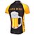 baratos Camisolas masculinas-21Grams Homens Camisa para Ciclismo Manga Curta Moto Blusas com 3 bolsos traseiros Ciclismo de Montanha Ciclismo de Estrada Resistente a UV Respirável Secagem Rápida Pavio Humido Preto Amarelo Verde