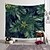 billige landskapsteppe-tropisk plante stort billedvev vegghengende polyester tynn bohemskaktus bananbladtrykk billedvev strandhåndklepute