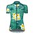 cheap Women&#039;s Cycling Clothing-21Grams® Women&#039;s Short Sleeve Cycling Jersey Summer Spandex Polyester Green / Yellow Leaf Floral Botanical Funny Bike Jersey Top Mountain Bike MTB Road Bike Cycling UV Resistant Breathable Quick Dry