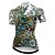 cheap Women&#039;s Cycling Clothing-21Grams Women&#039;s Cycling Jersey Short Sleeve Bike Jersey Top with 3 Rear Pockets Mountain Bike MTB Road Bike Cycling UV Resistant Breathable Quick Dry Blue+Green Peacock Spandex Polyester Sports
