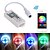 cheap LED Strip Lights-20M(4x5M) LED Light Strips RGB Tiktok Lights Intelligent Dimming App Control Waterproof Flexible 5050 SMD 600 LEDs IR 24 Key Controller with Installation Package 12V 8A Adapter Kit
