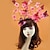 billiga Hattar och fascinators-poly / bomullsblandning fascinators kentucky derby hatt med rosett(ar) 1 st höstbröllop / ladies day / melbourne cup headpiece