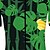 cheap Men&#039;s Clothing Sets-21Grams® Men&#039;s Short Sleeve Cycling Jersey with Shorts Summer Spandex Polyester Black / Green Solid Color Leaf Floral Botanical Bike Clothing Suit UV Resistant 3D Pad Breathable Quick Dry Back Pocket