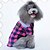 preiswerte Hundekleidung-Katze Hund Kapuzenshirts Fleece-Hoodie Winter Hundekleidung Schwarz / Rot Grün Blau Kostüm Polar-Fleece Punkt Plaid / Karomuster Modisch XS S M L XL