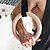 cheap Fitness &amp; Yoga Accessories-Wood Gymnastic Rings with Buckle Straps Wooden Fitness Gym Rings for Strength Training, Crossfit Pull Ups and Dips Workout Gym Exercise Fitness Adjustable Olympic Muscular Bodyweight Training Crossfit