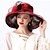 voordelige Feesthoeden-Vintage-stijl Modieus Tule / Organza hoed / Hoofdkleding met Strik / Bloem / Versieringen 1 PC Bruiloft / Buiten Helm