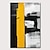 abordables Peintures Abstraites-Peinture à l&#039;huile Hang-peint Peint à la main Verticale Abstrait Pop Art Moderne Toile étirée / Toile tendue